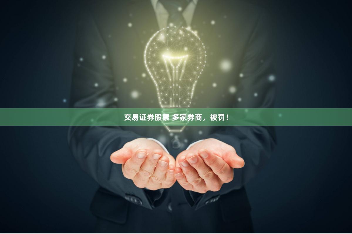 交易证券股票 多家券商，被罚！