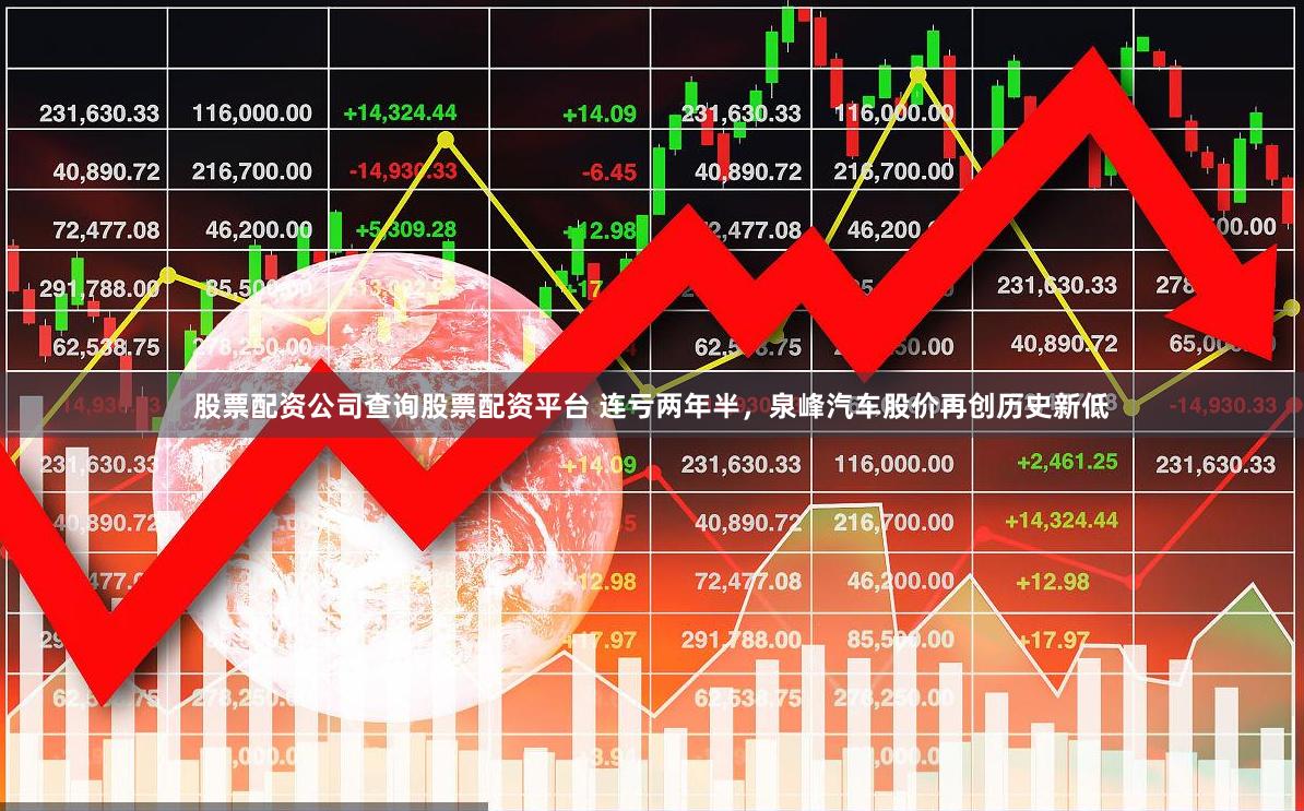 股票配资公司查询股票配资平台 连亏两年半，泉峰汽车股价再创历史新低