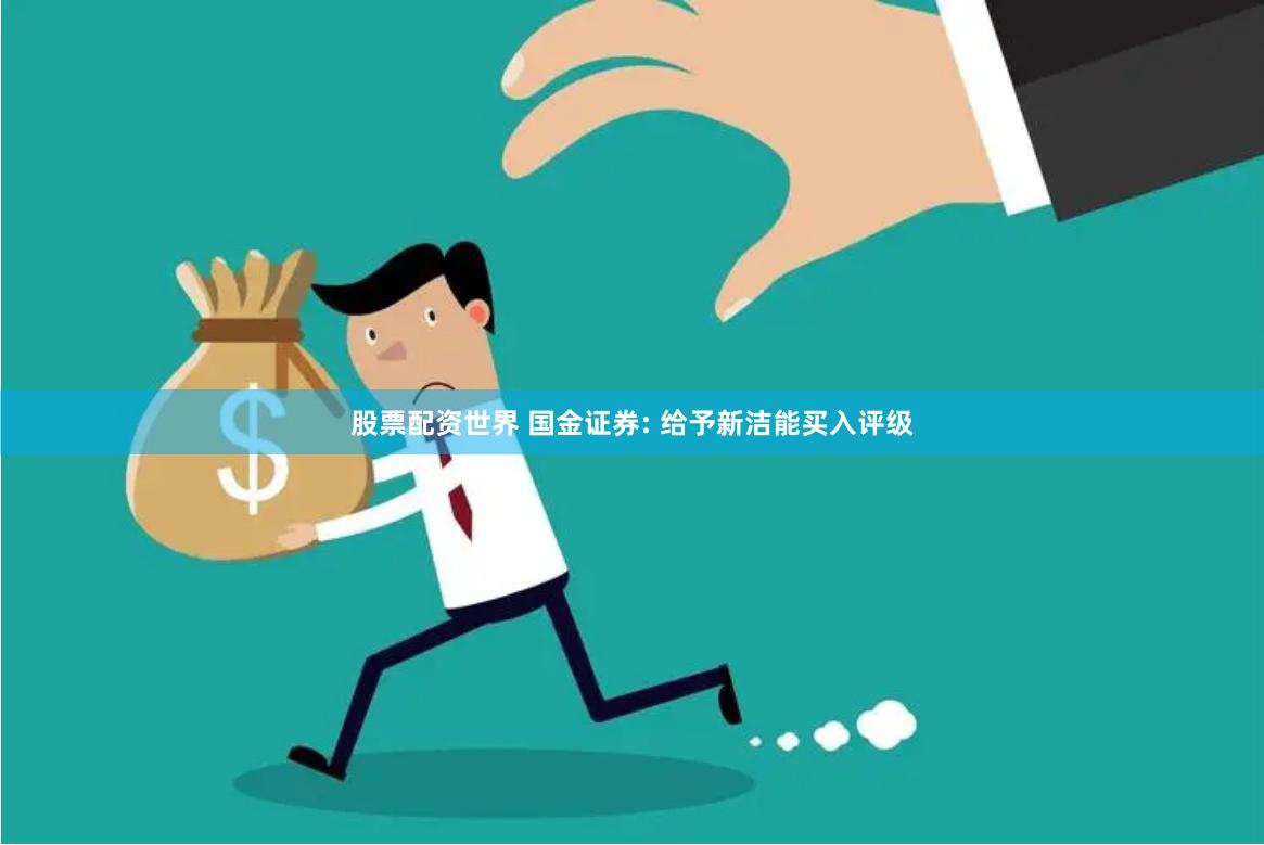 股票配资世界 国金证券: 给予新洁能买入评级