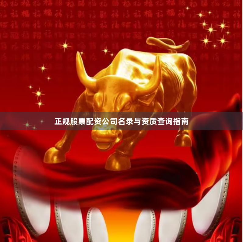 正规股票配资公司名录与资质查询指南